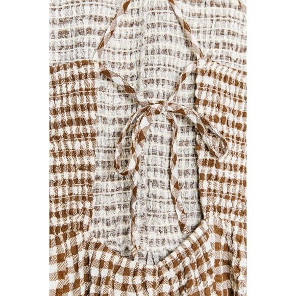 Sold Out Zara NWT Gingham Midi Dress - Size M - Picture 5 of 6